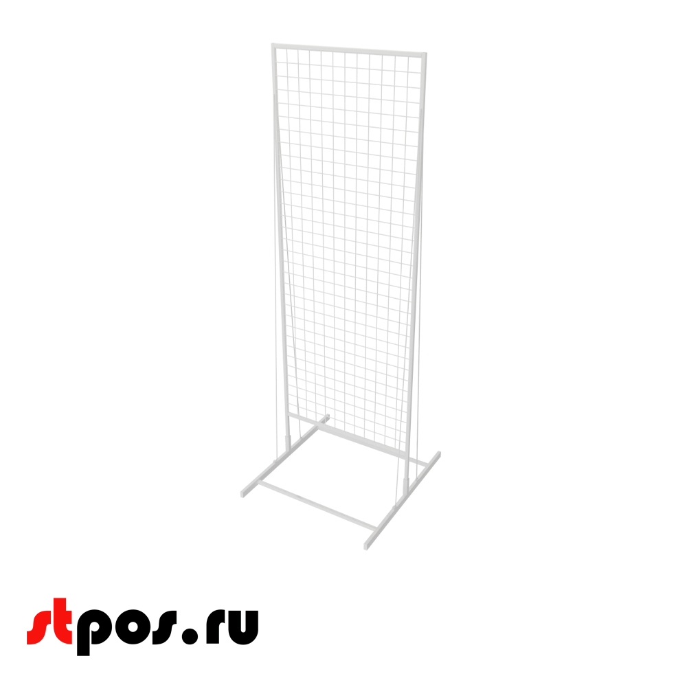 00_Стенд сетчатый двухсторонний 1830х630мм, RAL9016, Белый