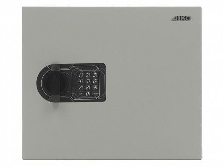 02_Ключница металлическая KEY-55 EL, высота 400 мм, ширина 355 мм, глубина 66 мм, цвет серый